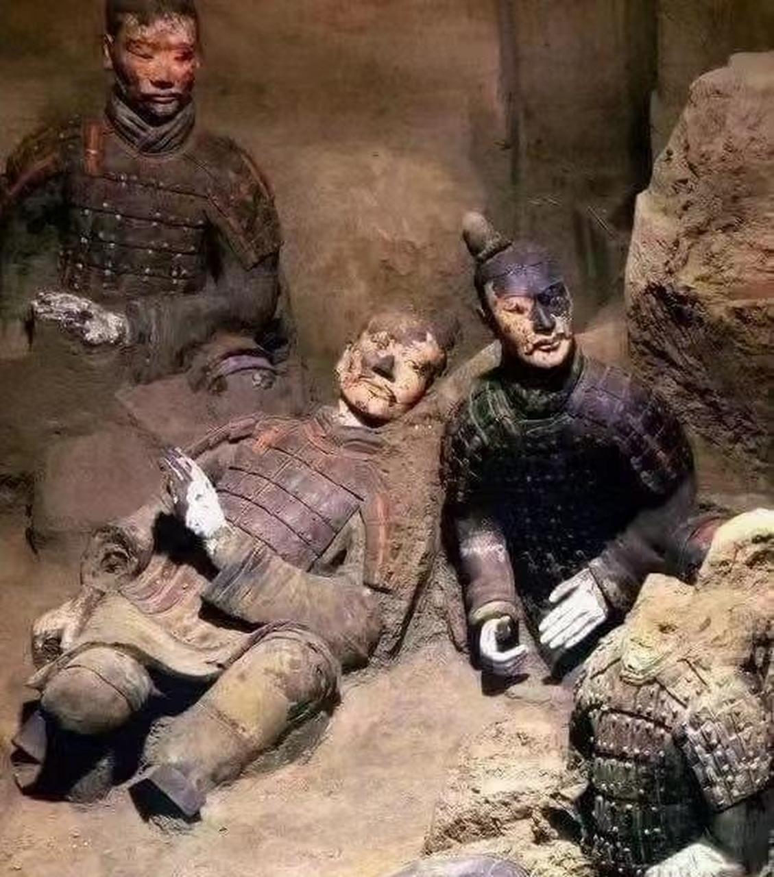 彩色兵马俑你见过吗?