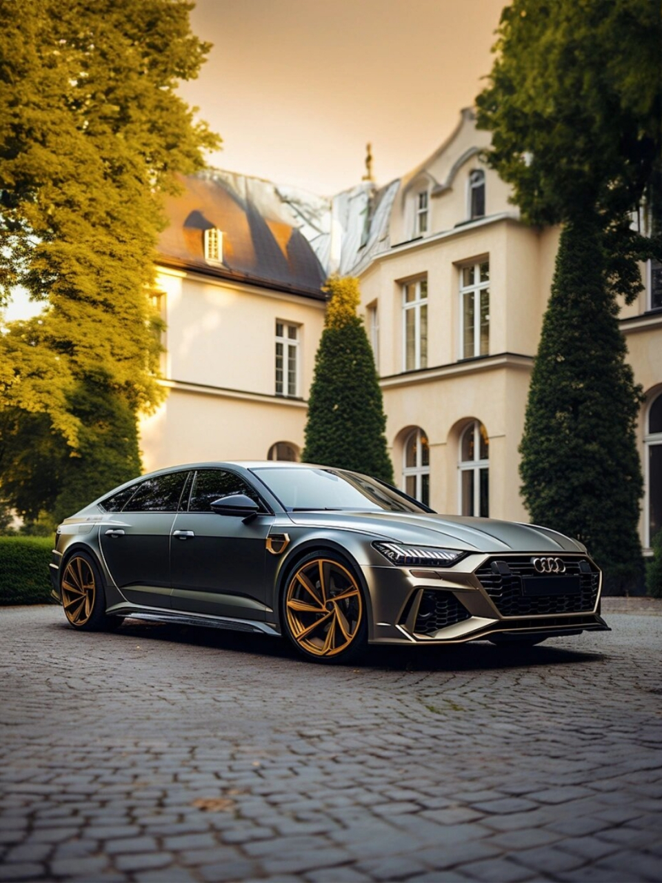 西装暴徒奥迪rs7浮夸暴力美学  在汽车世界,总有那么几款车能燃起男人