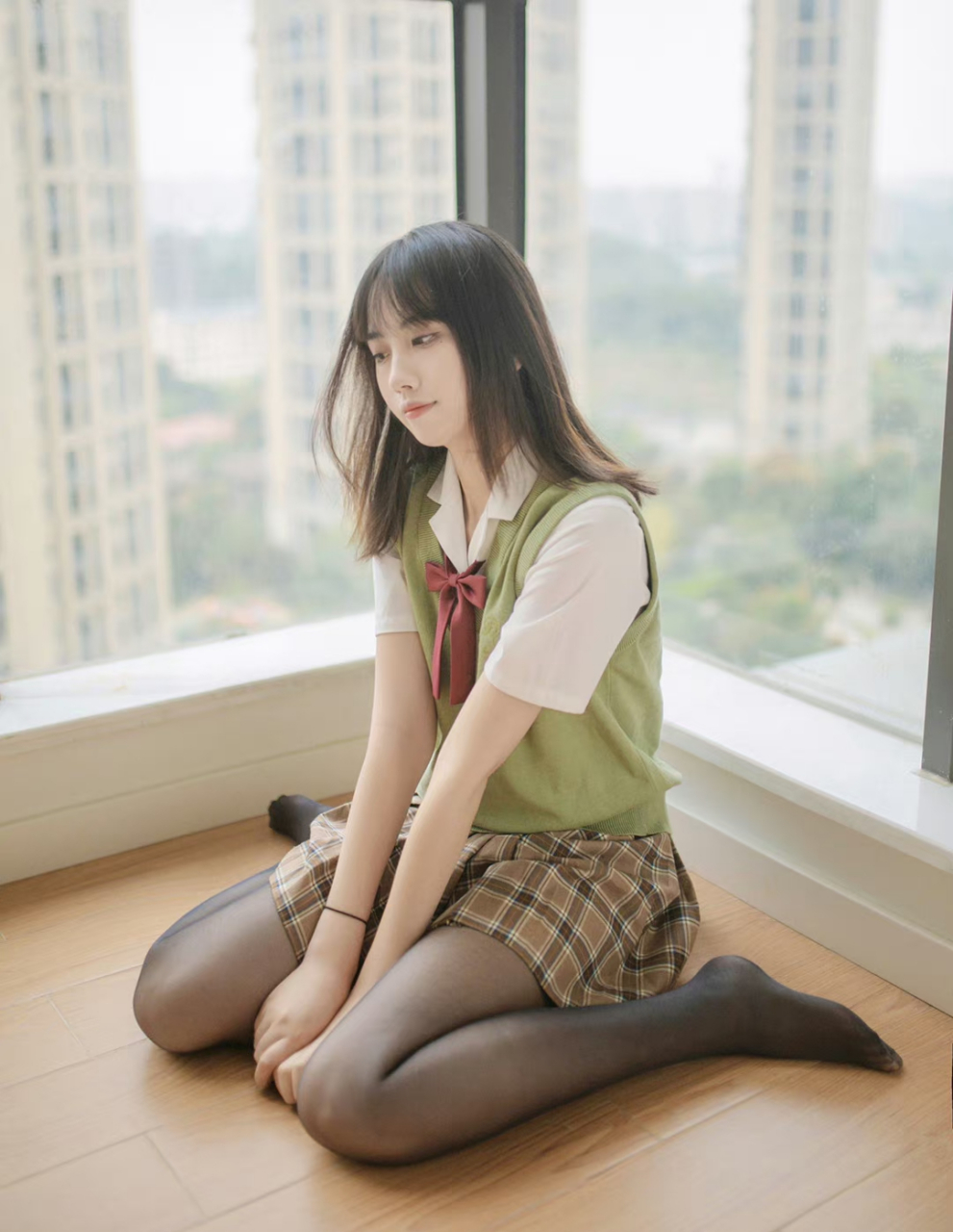 今日美女纯欲jk小姐姐