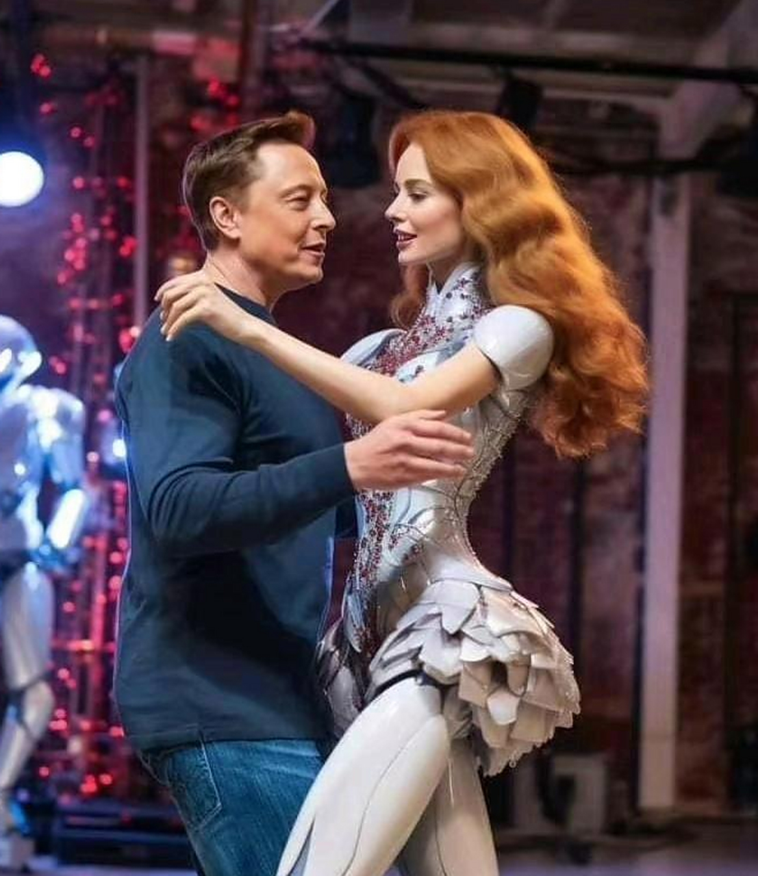 地球首富马斯克的机器人女友 大家伙怎么看[三哈]