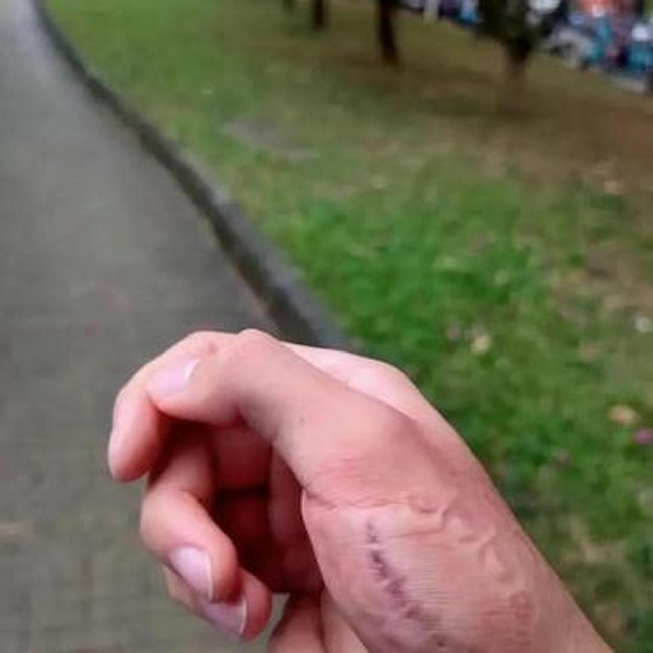 看这齿痕,你们能猜出来这是什么生物咬的吗?