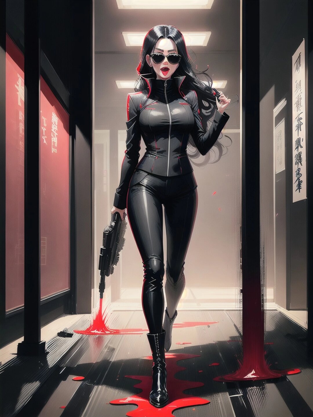 霸气出场 一位经验丰富的女特工,以保卫国家安全为使命