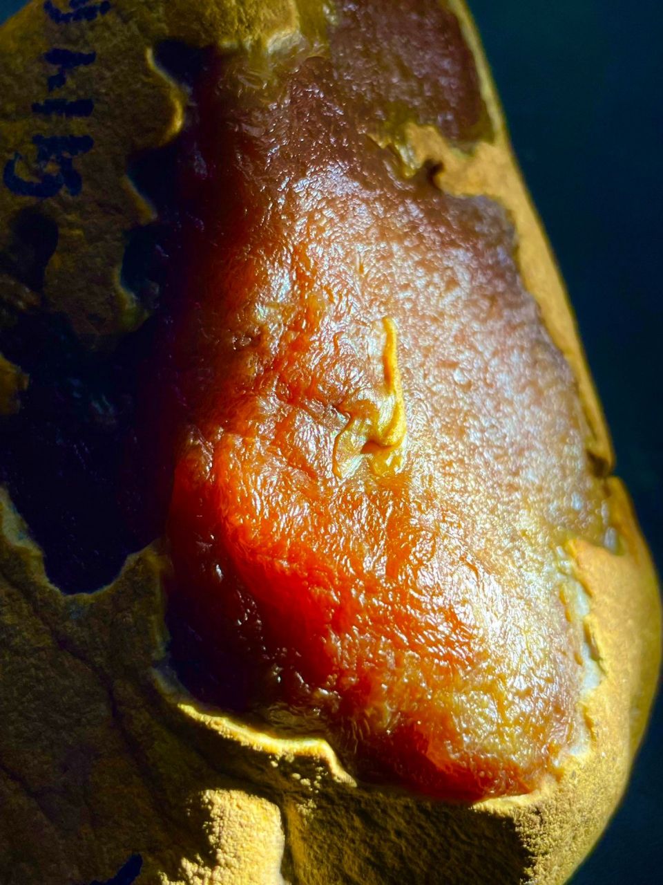 点击头像看直播# #翡翠原石#1公斤达马砍冰黄翡手镯料,满黄手镯的