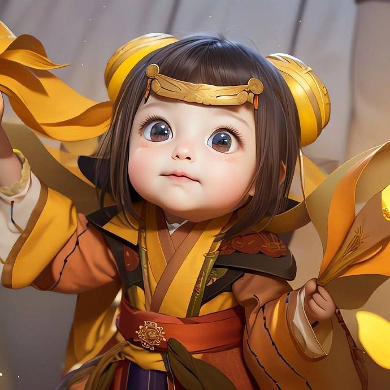 送一组《王者荣耀》的高清头像给大家,鲁班真的太可爱了[期待][色]