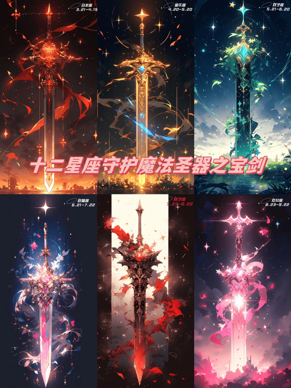 十二星座守护魔法圣器之宝剑⚔