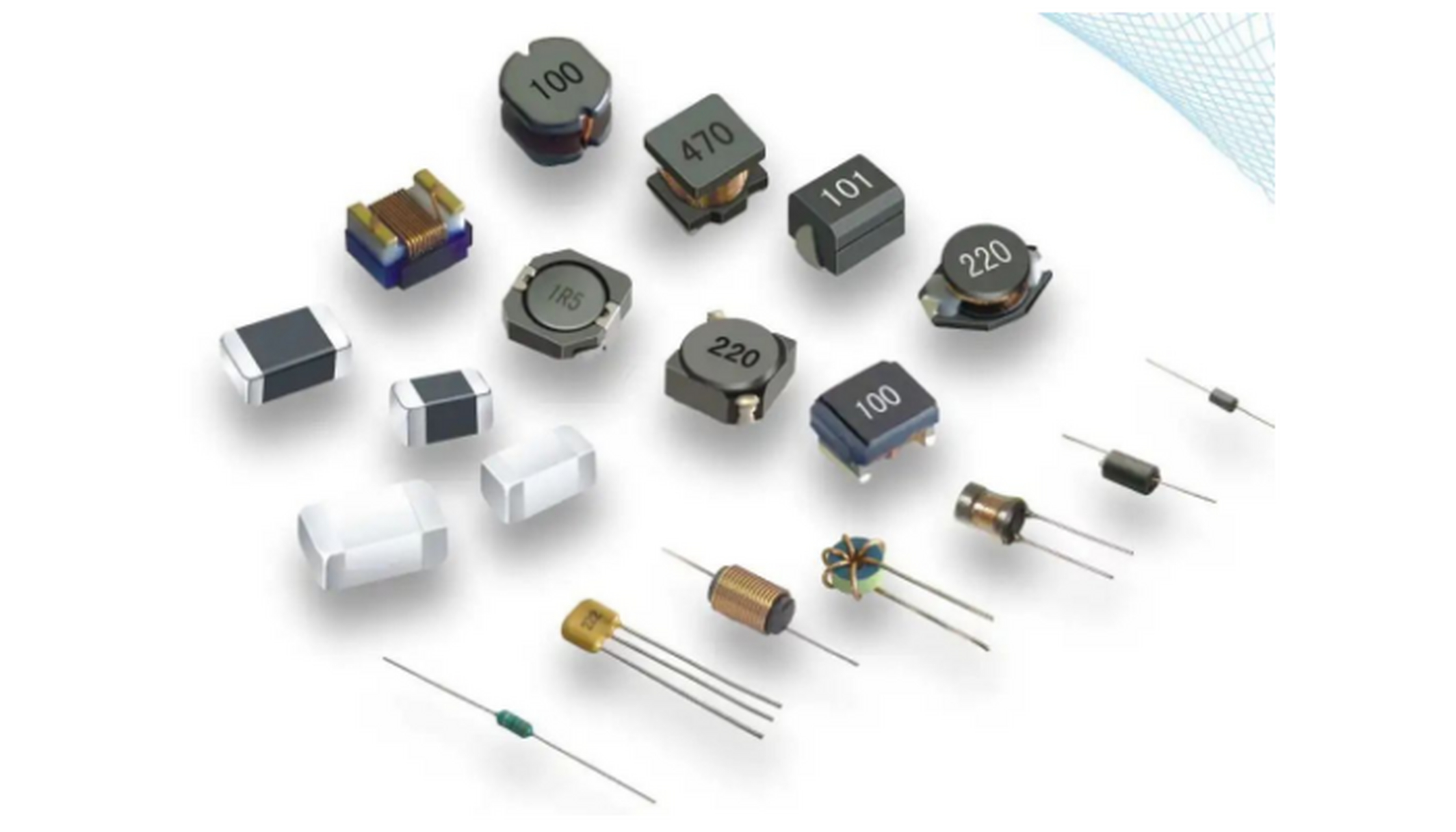 电感的分类 按电感形式 分类:固定电感,可变电感.