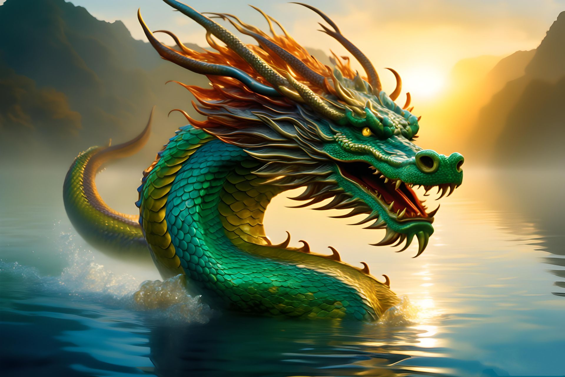 中国龙#二次元##动漫##龙# ##壁纸##动漫壁纸##炫酷