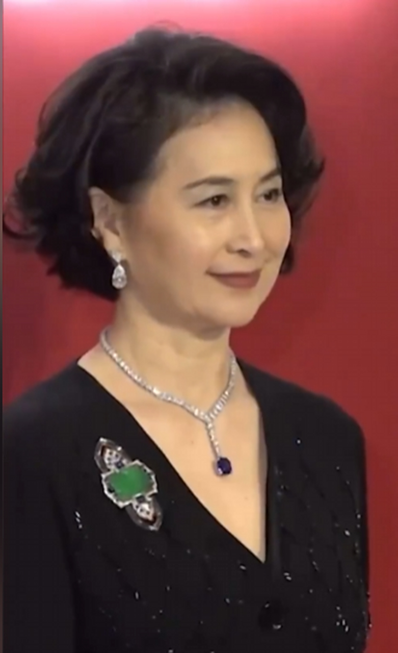 何超琼 罕见现身某活动,61岁依然气质极好,贵气逼人!