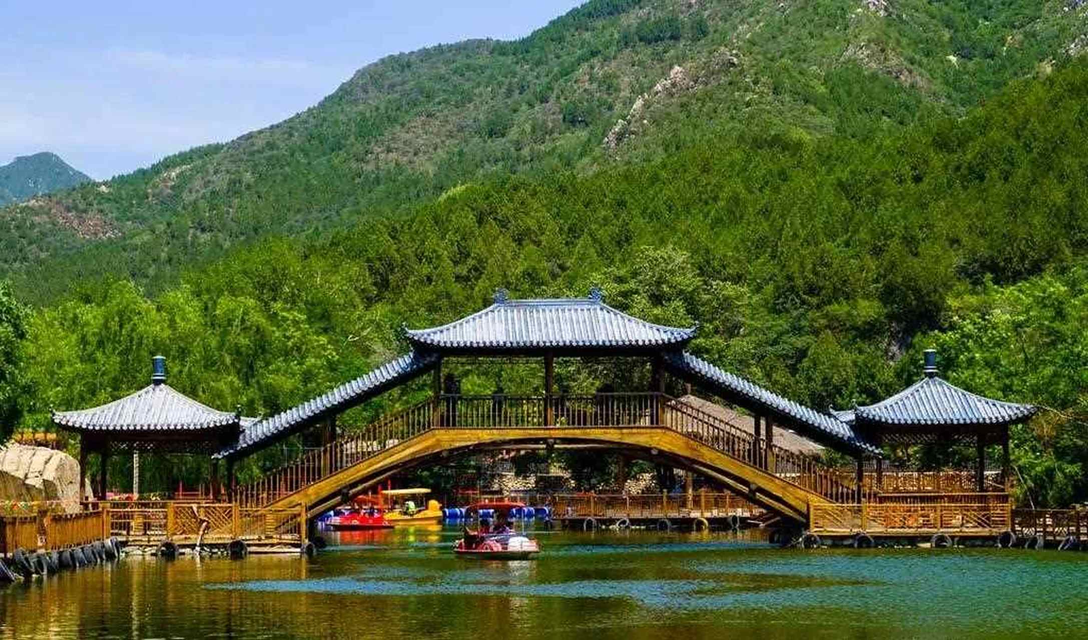 北京京郊昌平的燕子湖,是一个日避暑的好去处.