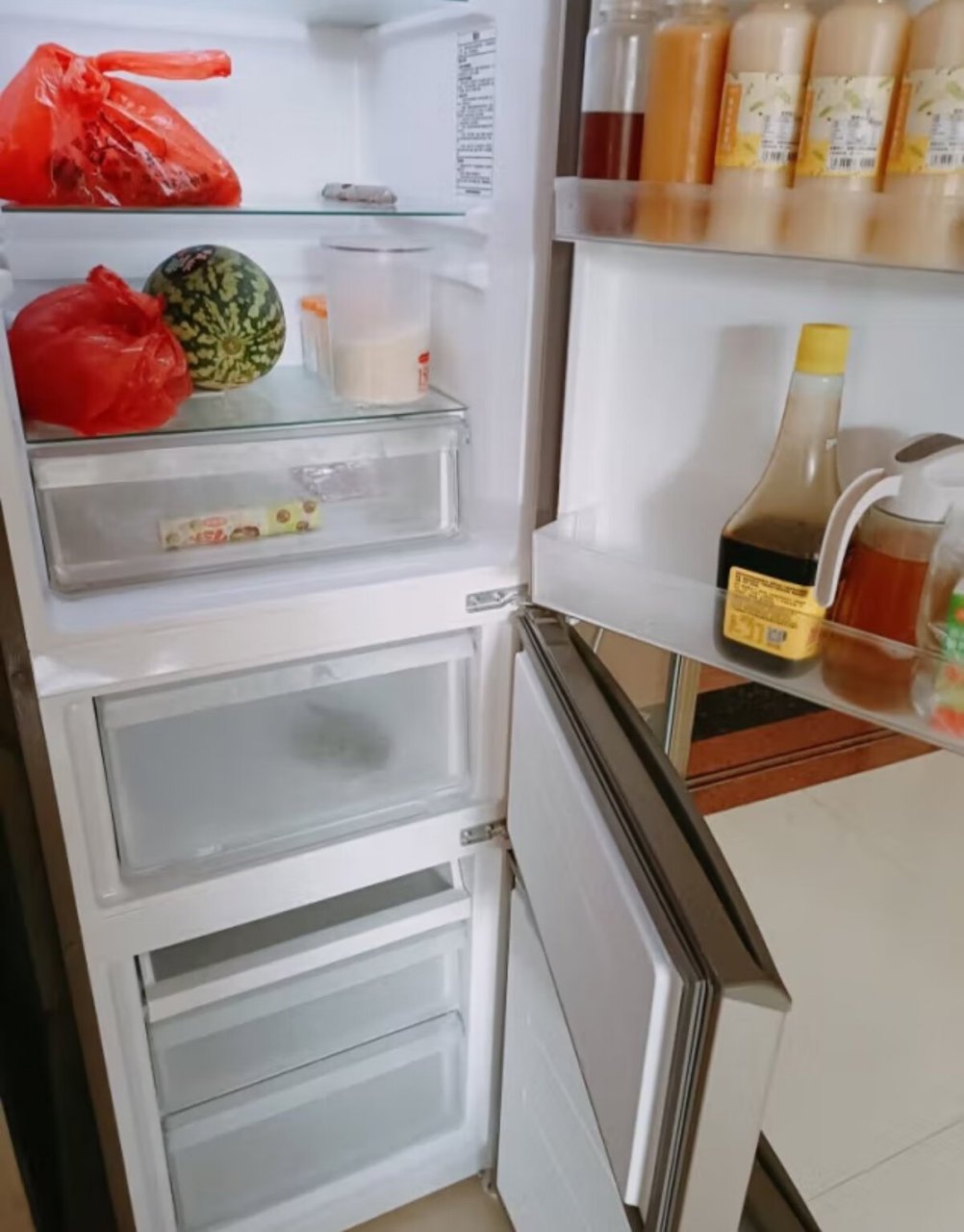 海尔(haier)190升风冷两门双门节能低噪小型家用电冰箱迷你宿舍租房