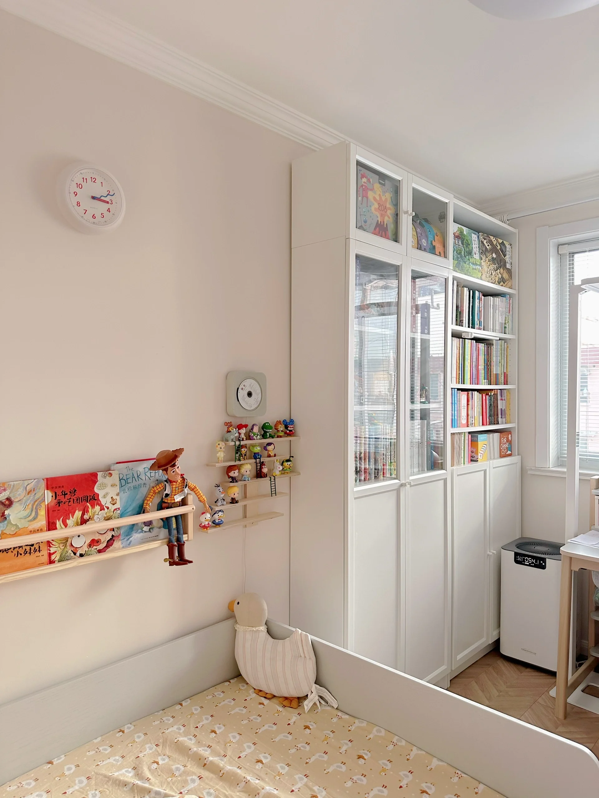 "白色系儿童房,清新又百看不厌,每一次瞥见都让我心动不已