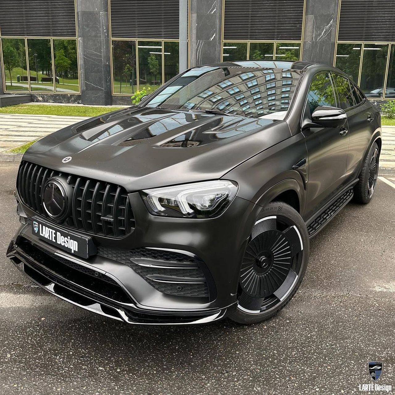 mercedes gle coupe,这轮毂太香啦~被larte-designed改装后是不是很像