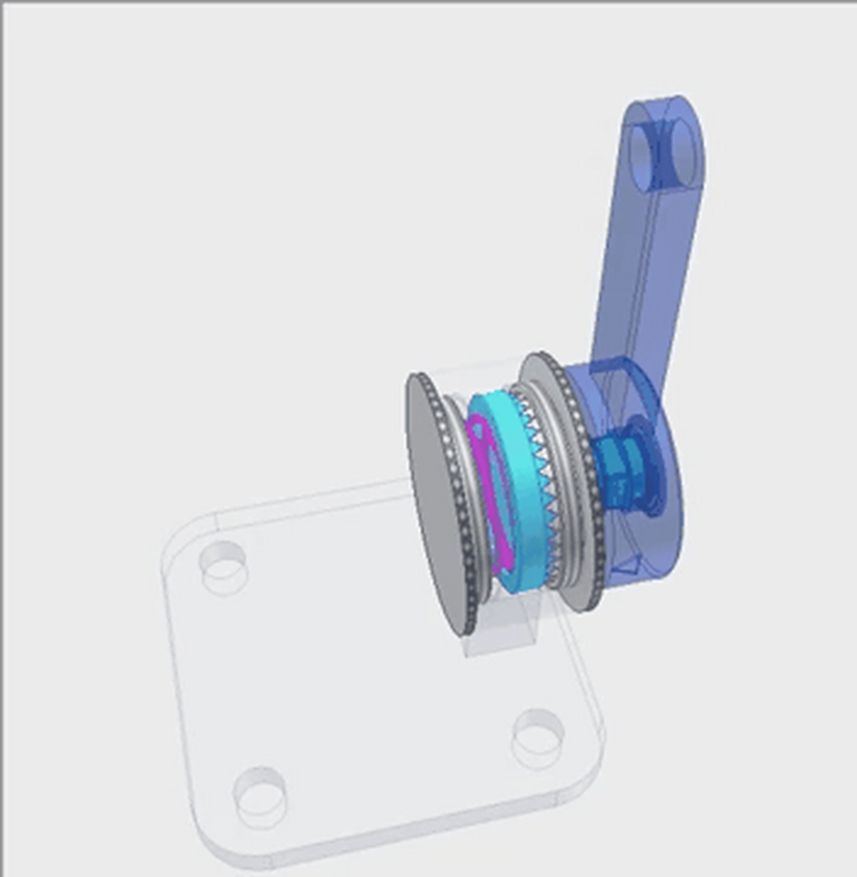 可调节角度的弹簧锁紧装置