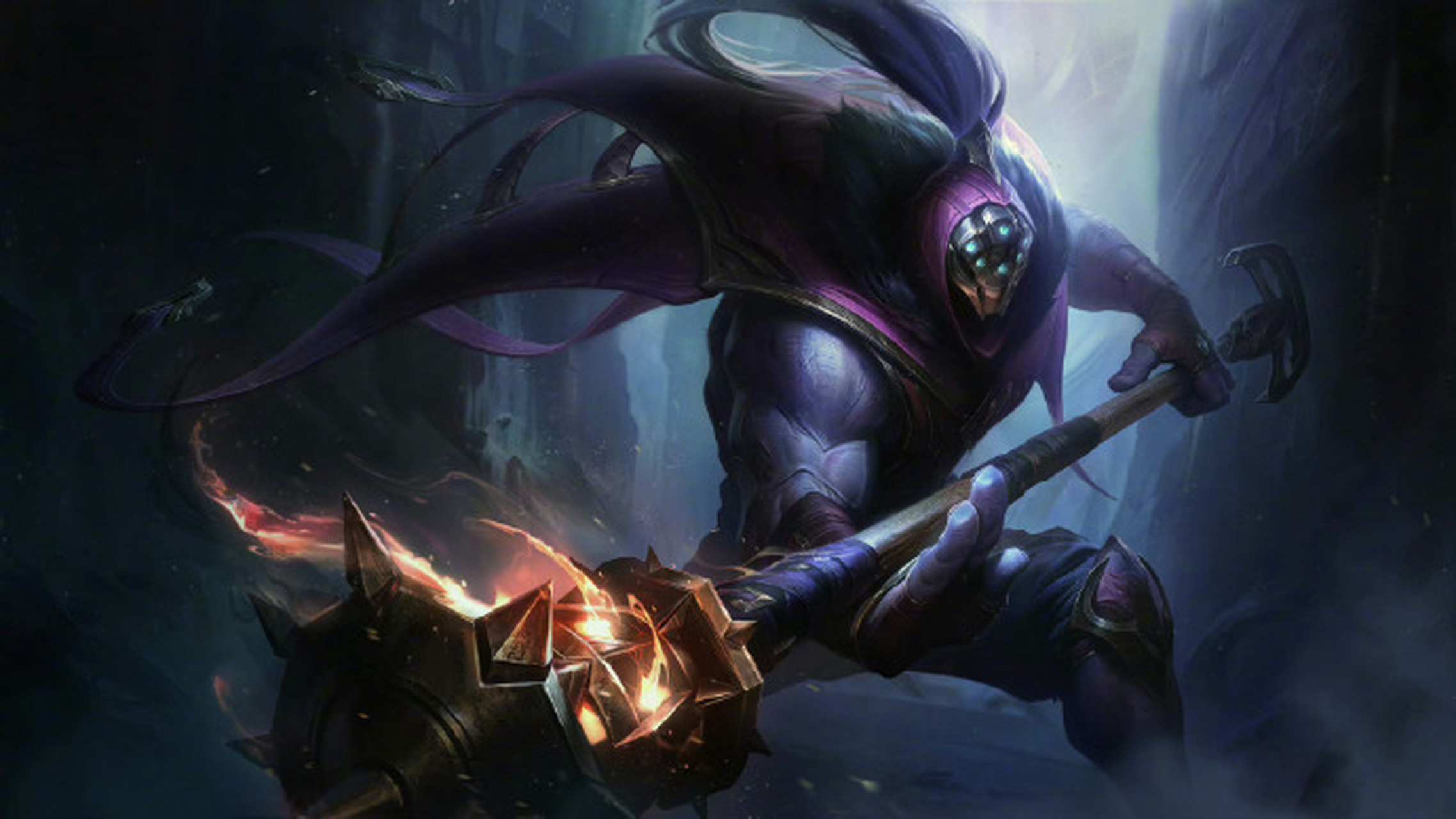 贾克斯更新#【贾克斯视觉更新后的高清原画】 原皮 冰球选手 万夫莫开