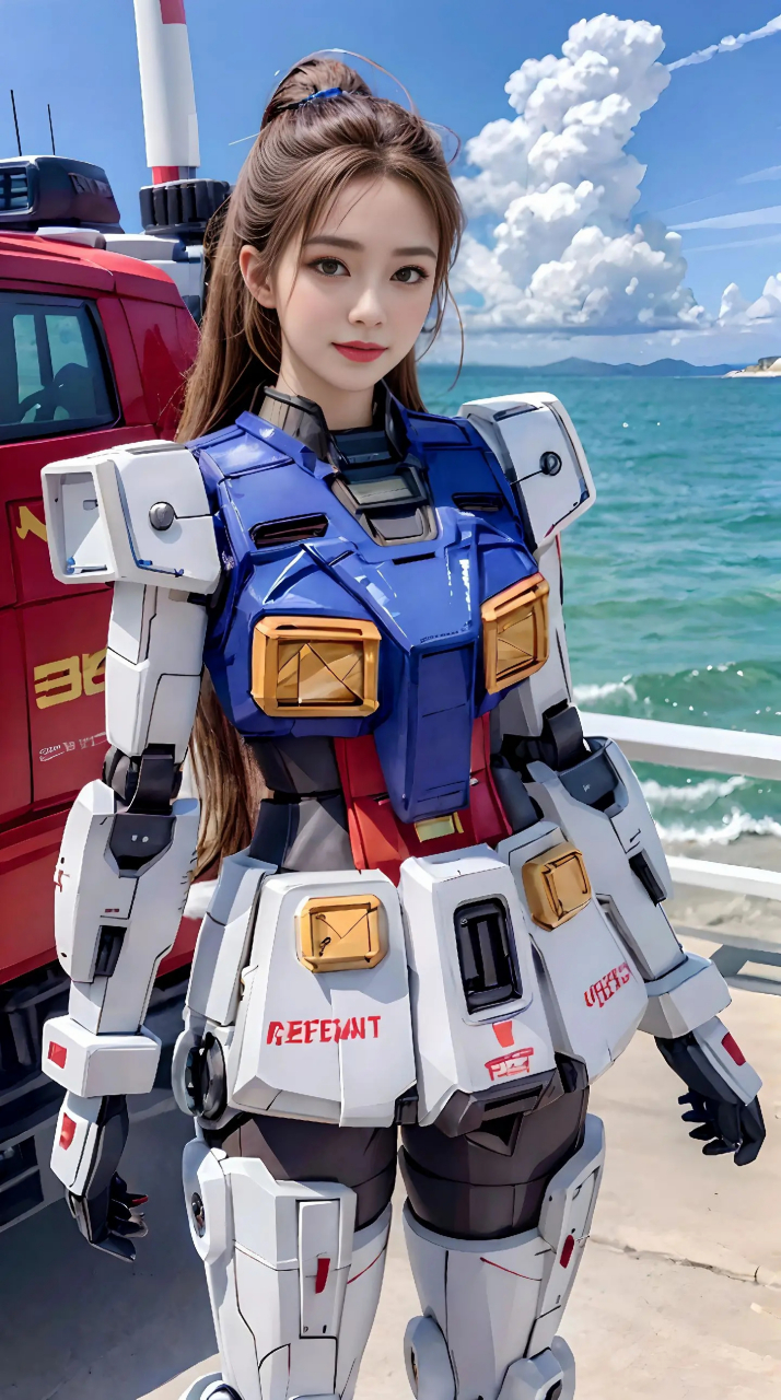 终局之战#机甲少女 #图文伙伴计划 #二次元ai绘画 #ai绘图 #高达