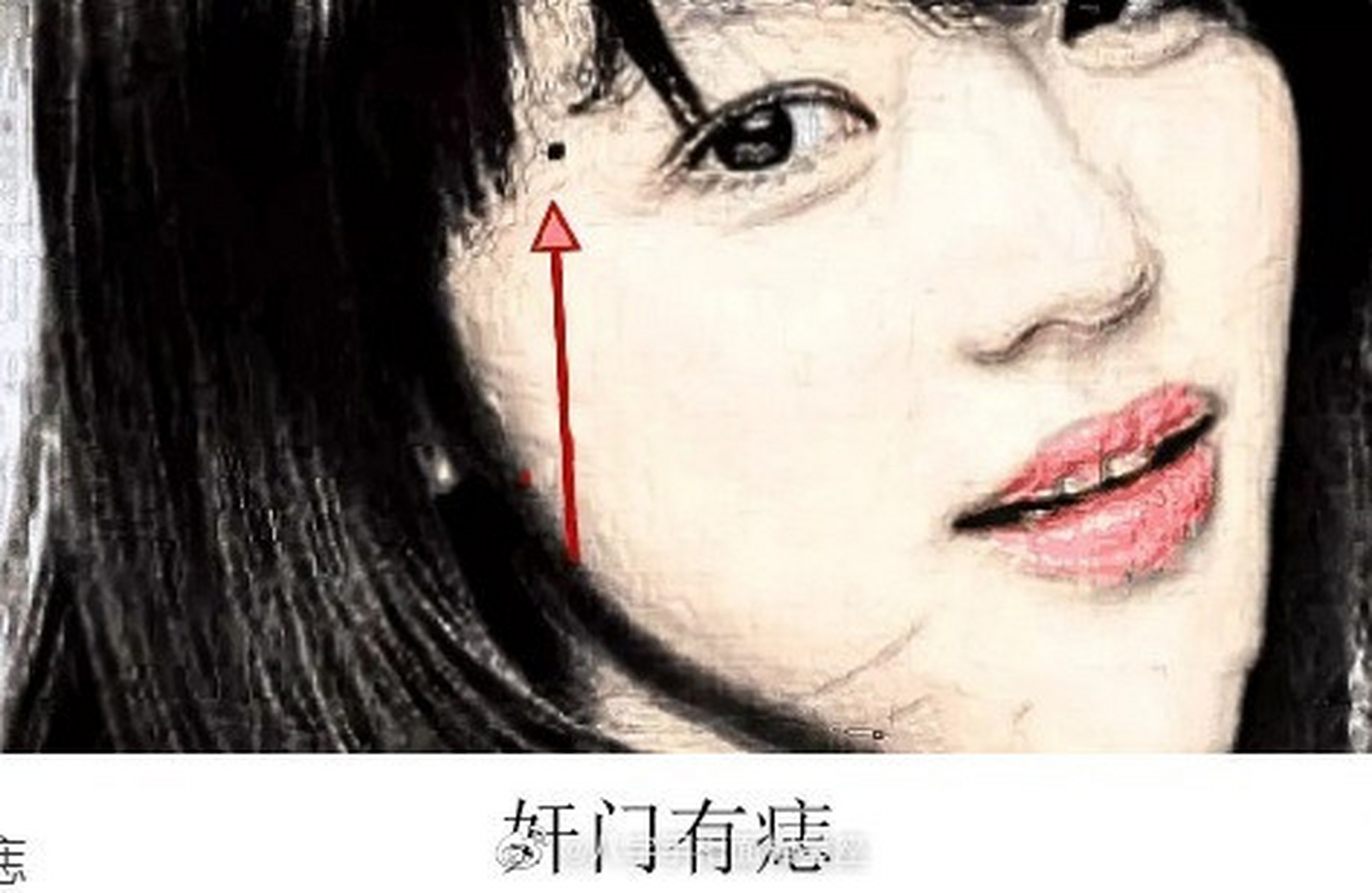 2:福德宫有痣     福德宫位于眉毛的斜上方,这个地方长痣是比较