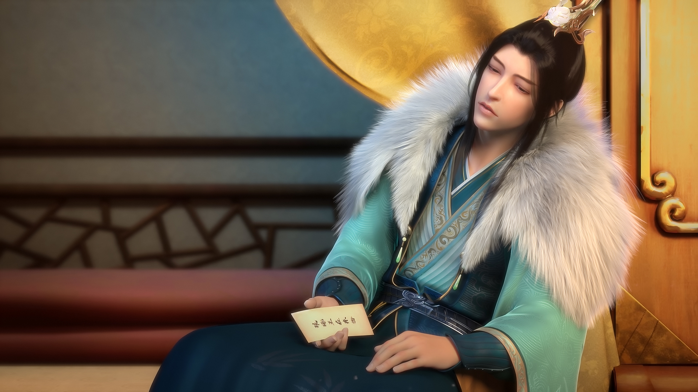 国漫男神|《少年歌行》萧瑟/萧楚河4k高清壁纸:雪落寂无声,少年亦萧瑟