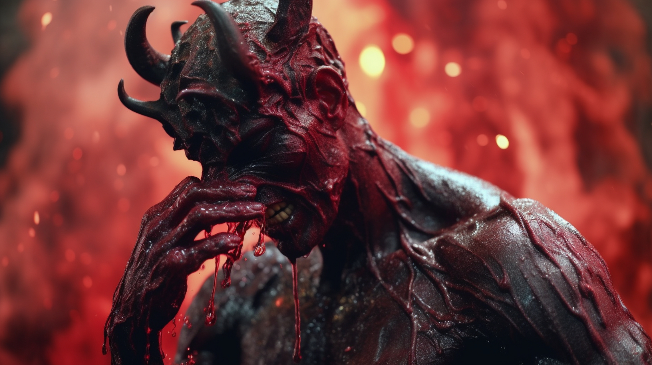 重口系列!地狱的鬼,收割灵魂的魔~~~#ai绘画