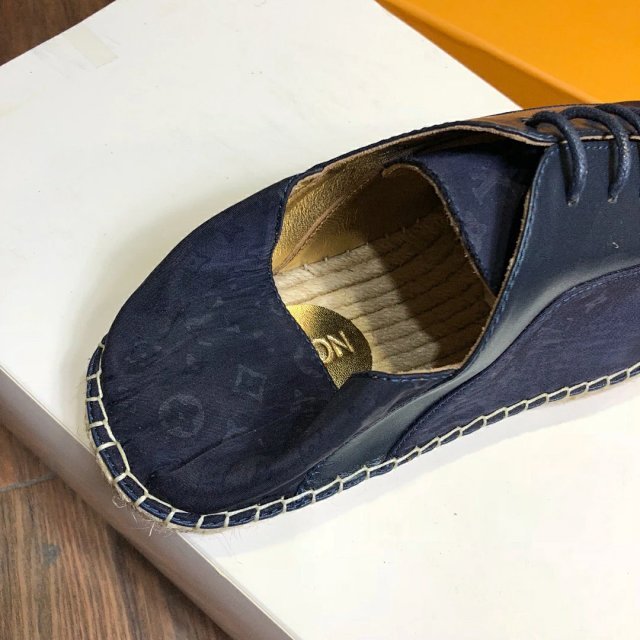 lv路易威登牛仔布一脚蹬京味老布鞋,安脚舒适不捂不臭,简单的结构设计