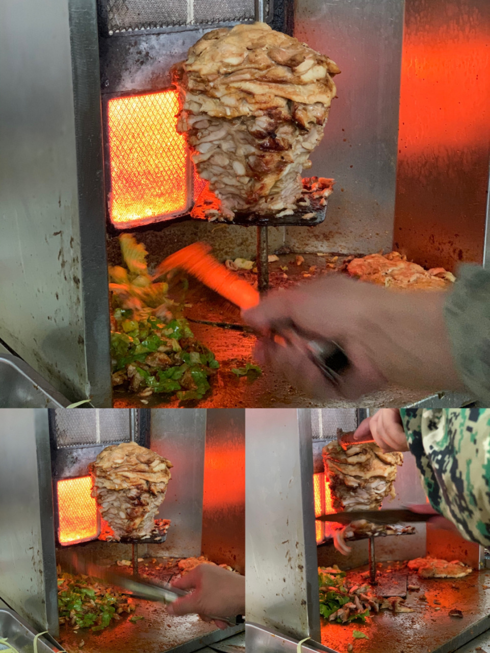 南昌八一桥底下的"烤肉卷"使我混入学生党排[戴口罩] 经验得出结论