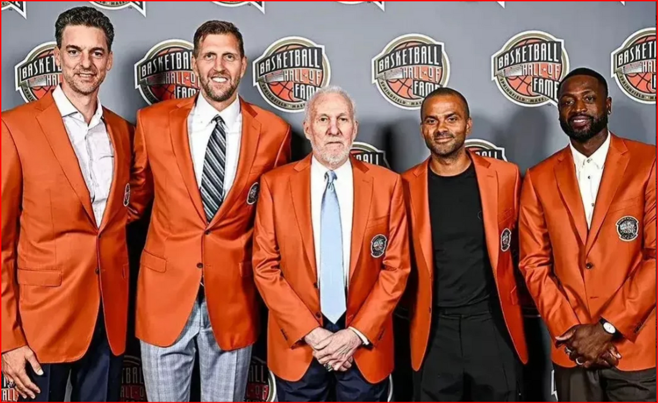 2023年名人堂的正式名单出炉,nba一共有五人入选!
