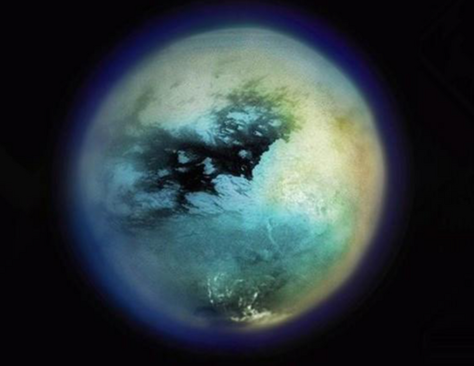 "土卫六"是土星最大的天然卫星,它距离地球约15亿公里,比水星的岸径