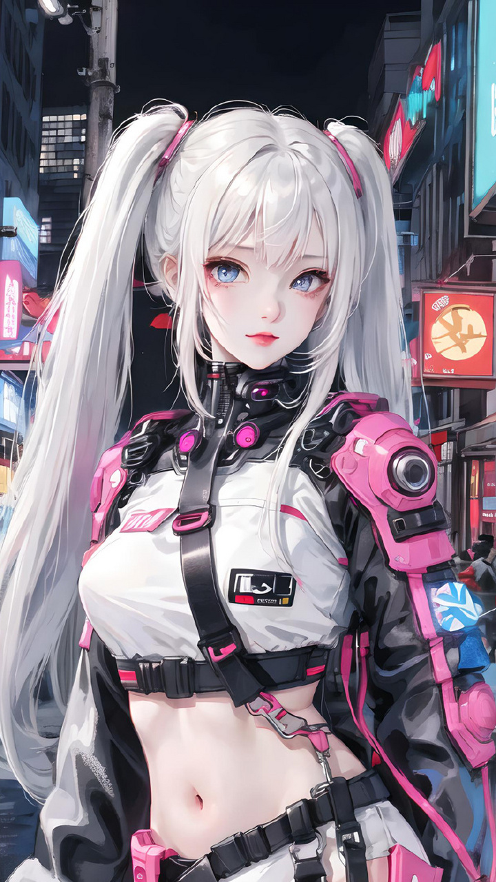 ai动漫少女676767壁纸插画 #动漫壁纸