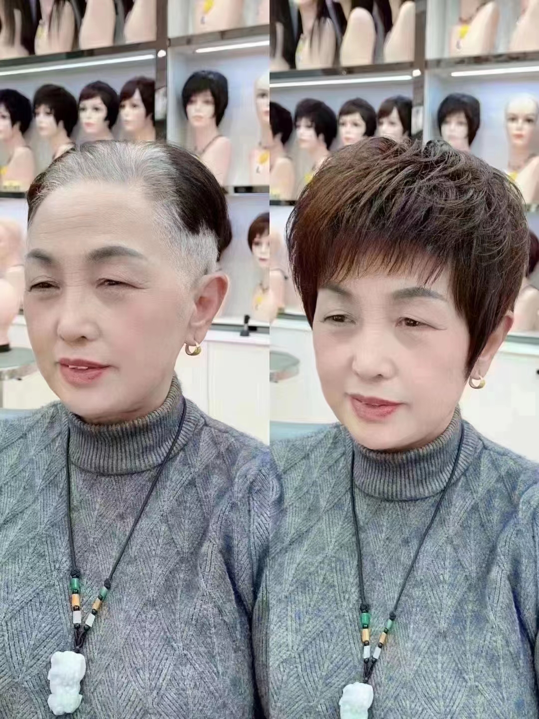 南阳定制假发的快乐,体验过的人有感受,整个人都年轻10岁