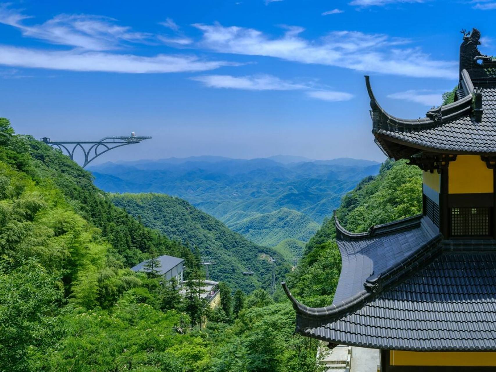 浙江省·湖州市·安吉县·灵溪山景区千年古寺—石佛寺,位于大山深处