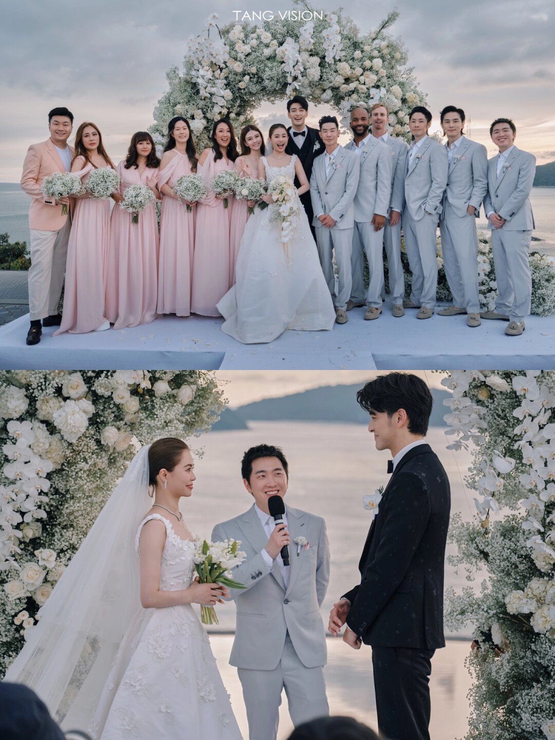 李承铉,吴建豪以伴郎出席的婚礼现场太顶了