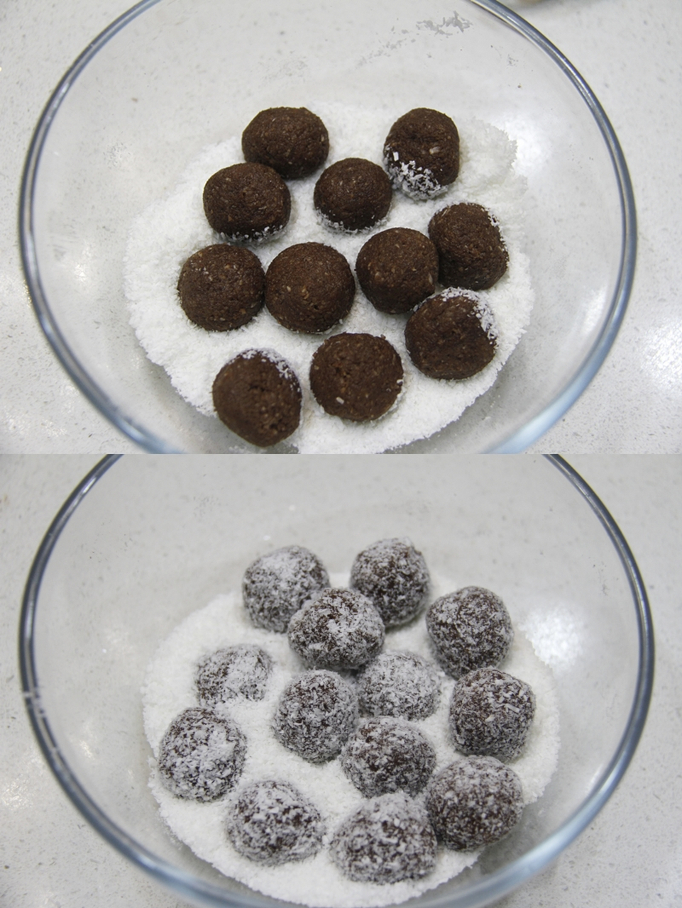 巧克力椰蓉酥球  巧克力椰蓉酥球的用料 无盐黄油:80g 细糖:35g 盐:1g