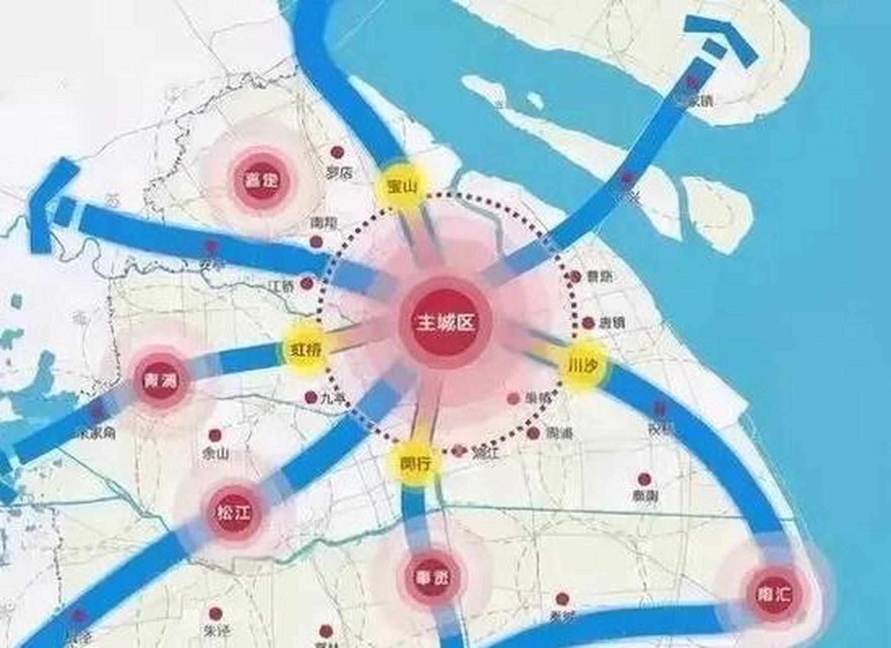 上海五大新城的未来规划,炫彩亮灯,正式启航了!