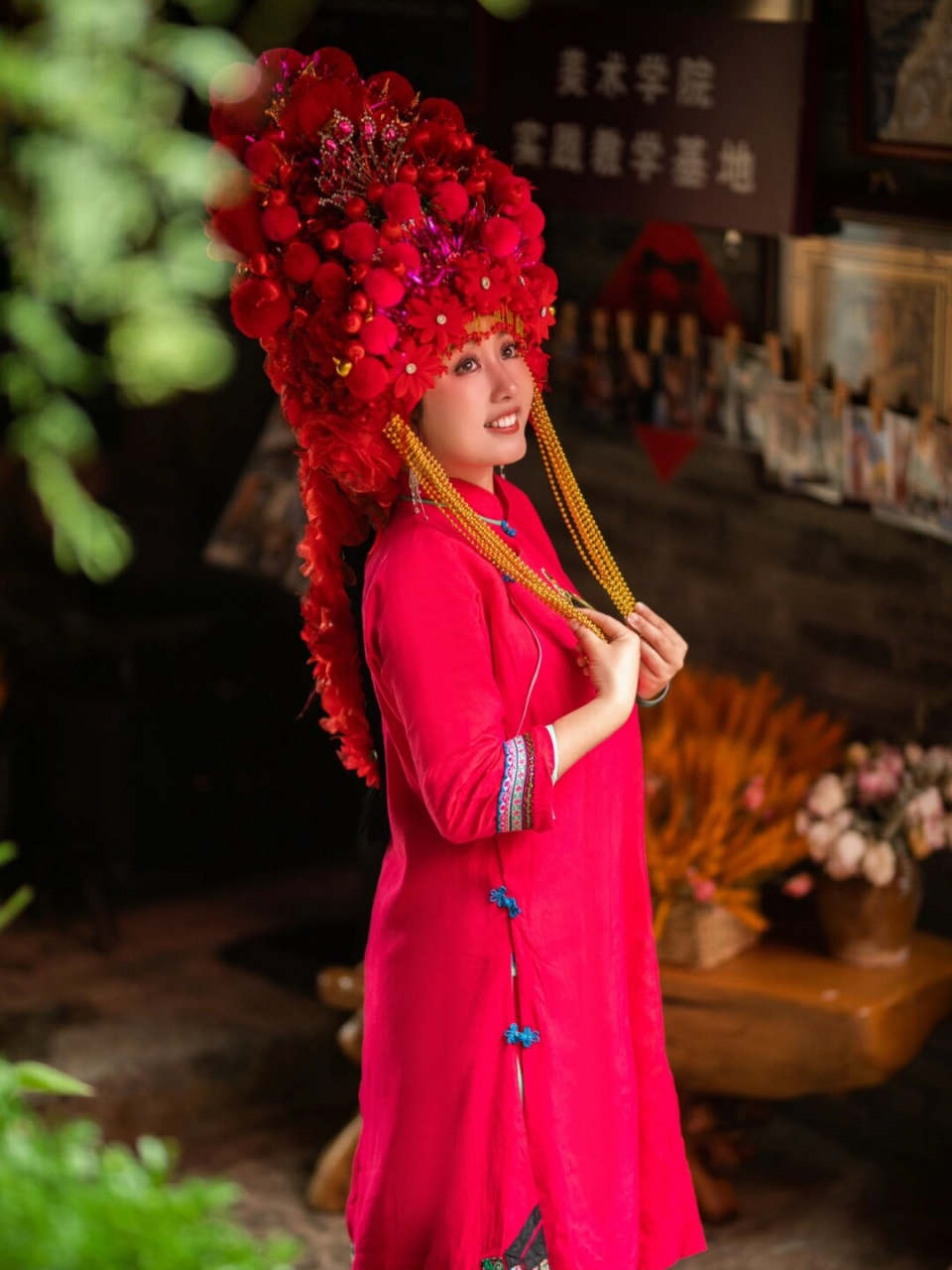 大理白族新娘传统婚服来啦  大理白族新娘的传统婚服来啦!