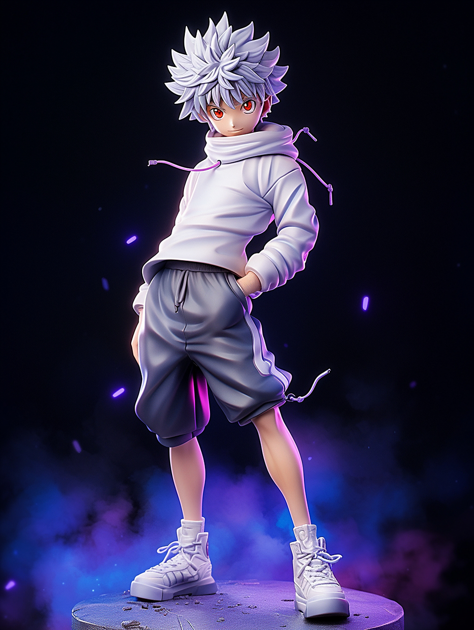猎人x猎人killua zoldyck人物 #卡通头像# #卡通壁纸# #ai绘画