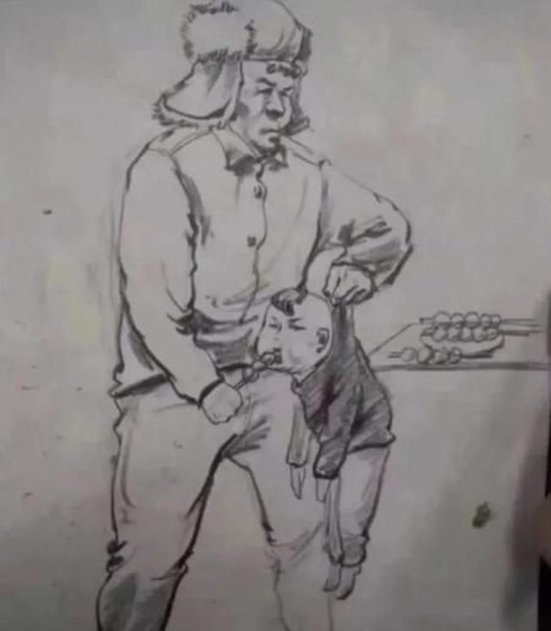 美术考题:父与子