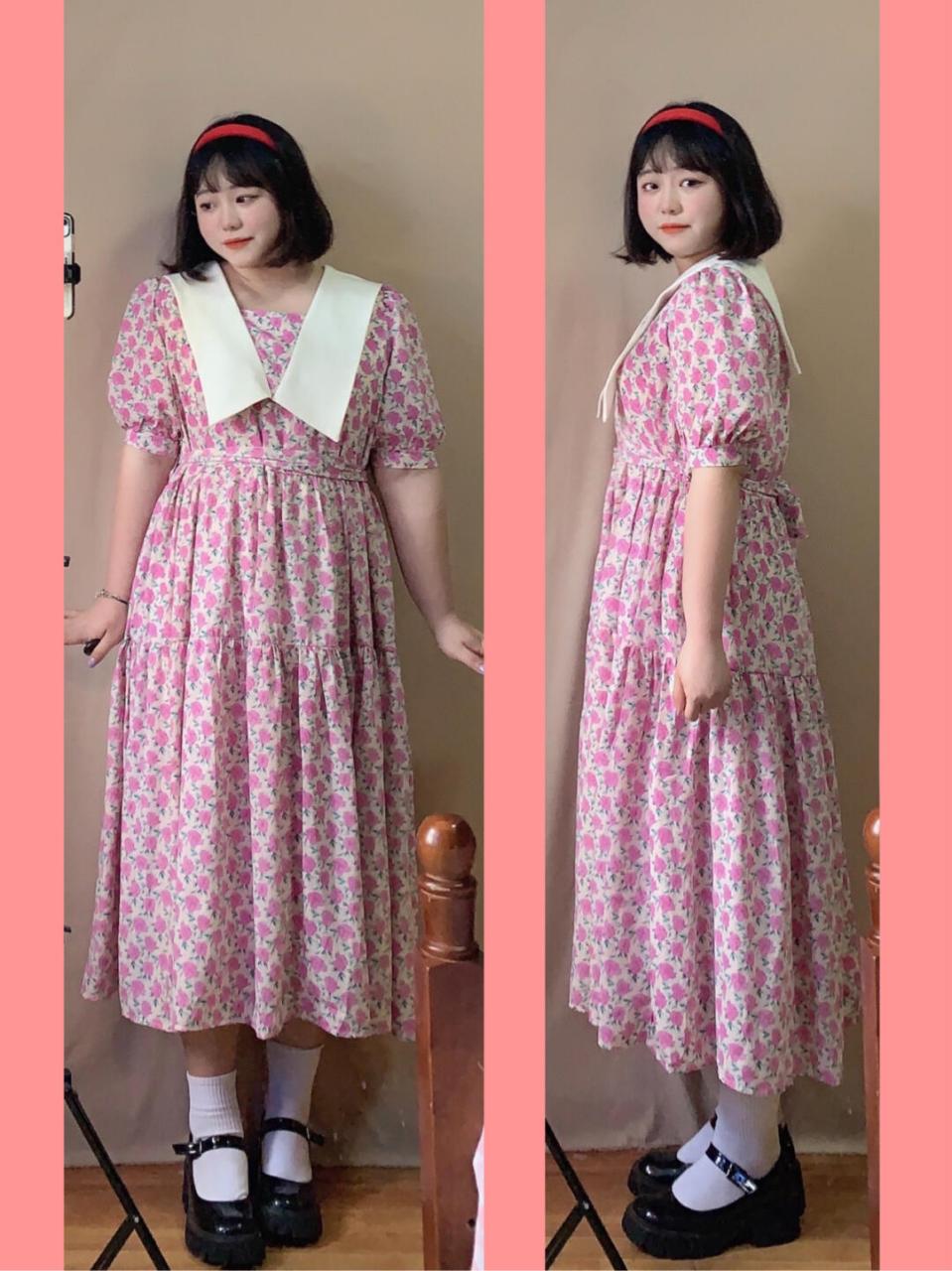 160cm150斤大码甜妹穿搭糖份超标哦 #百搭打底裙#穿上这件打底裙你就