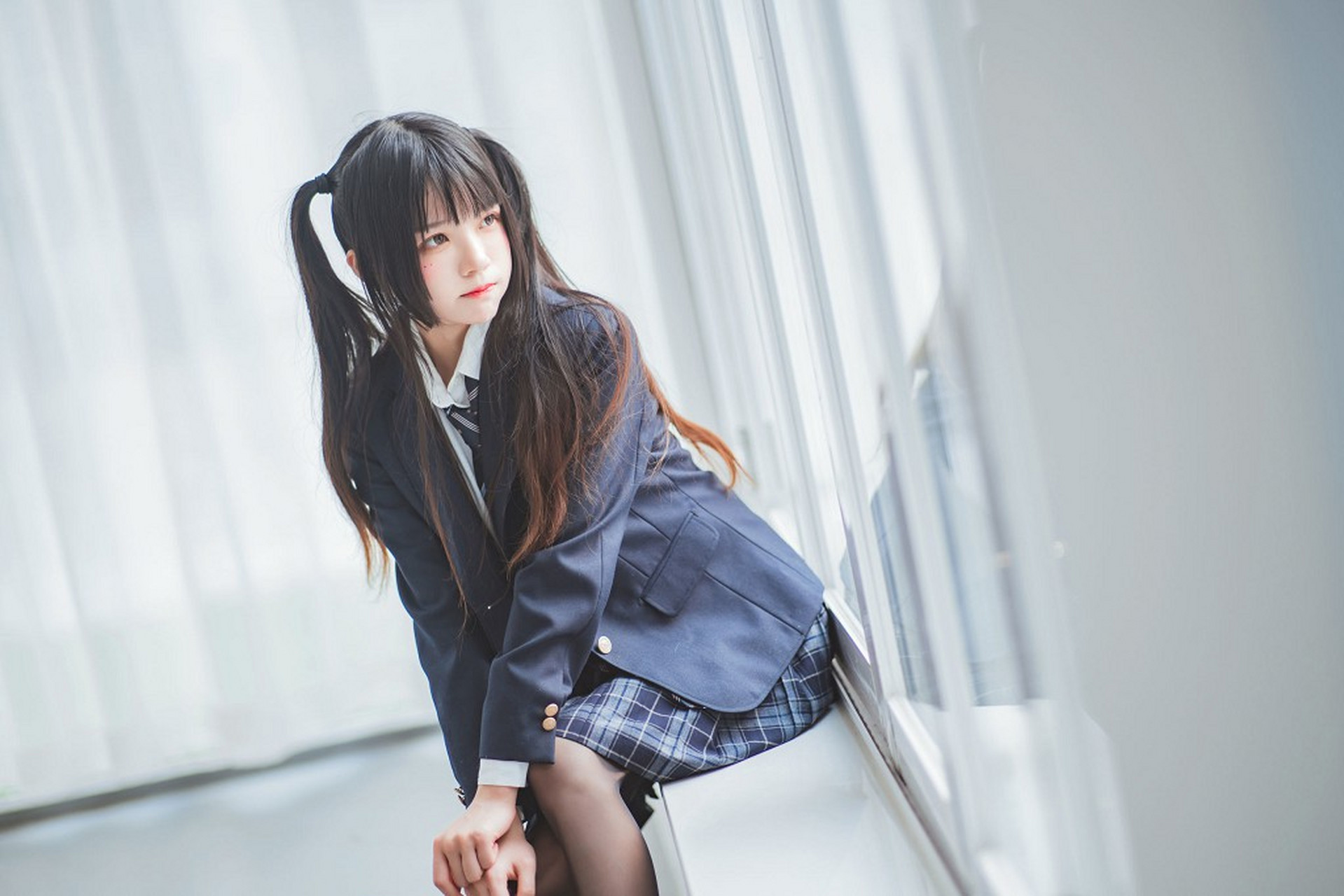 桜桃喵《冬季制服[cosplay美女 写真集[45p]