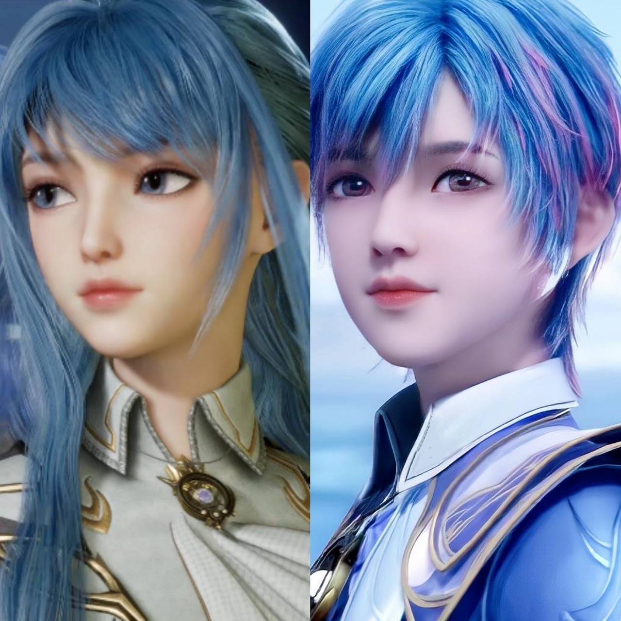 这2女配不就是女版王冬吗?这小脸蛋真的太相似了!#斗罗2绝世唐门