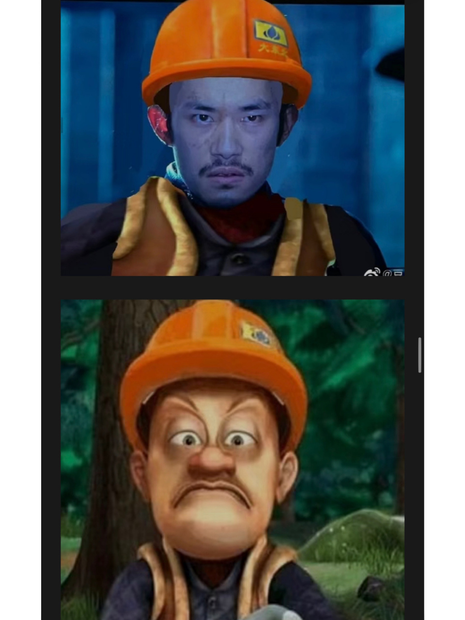 《真人版光头强》