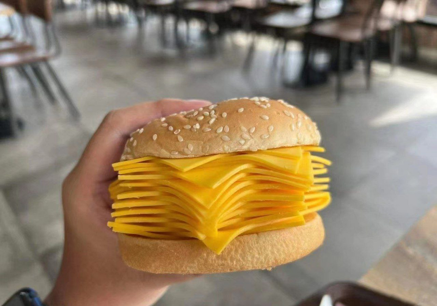 真·两面包夹芝士