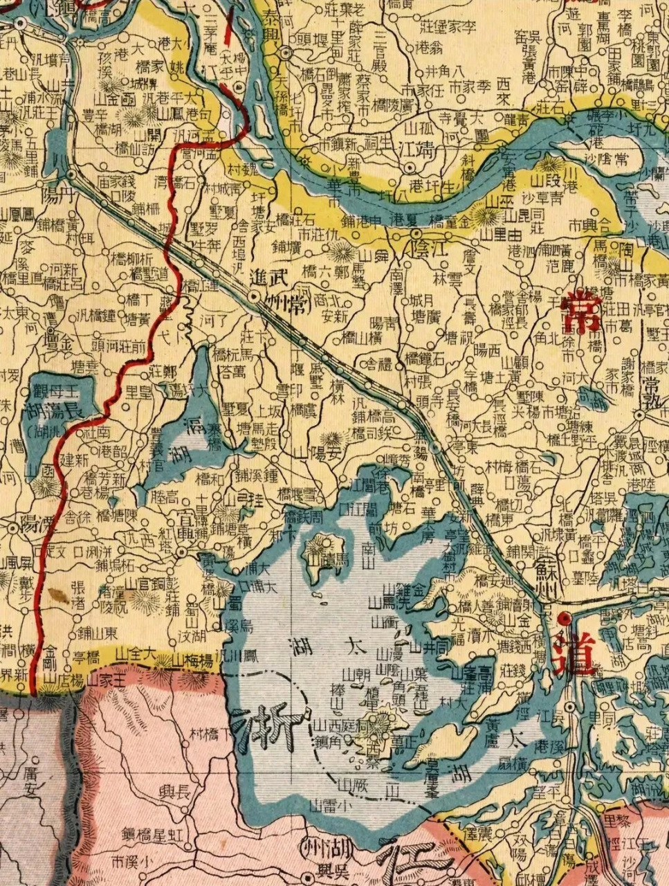 1917年的民国无锡老地图是无锡市发展历程的重要见证,该图记录了当时