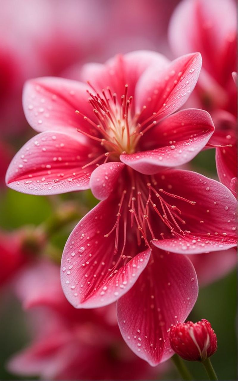 红色氛围的鲜花壁纸,红红火火,红气旺人