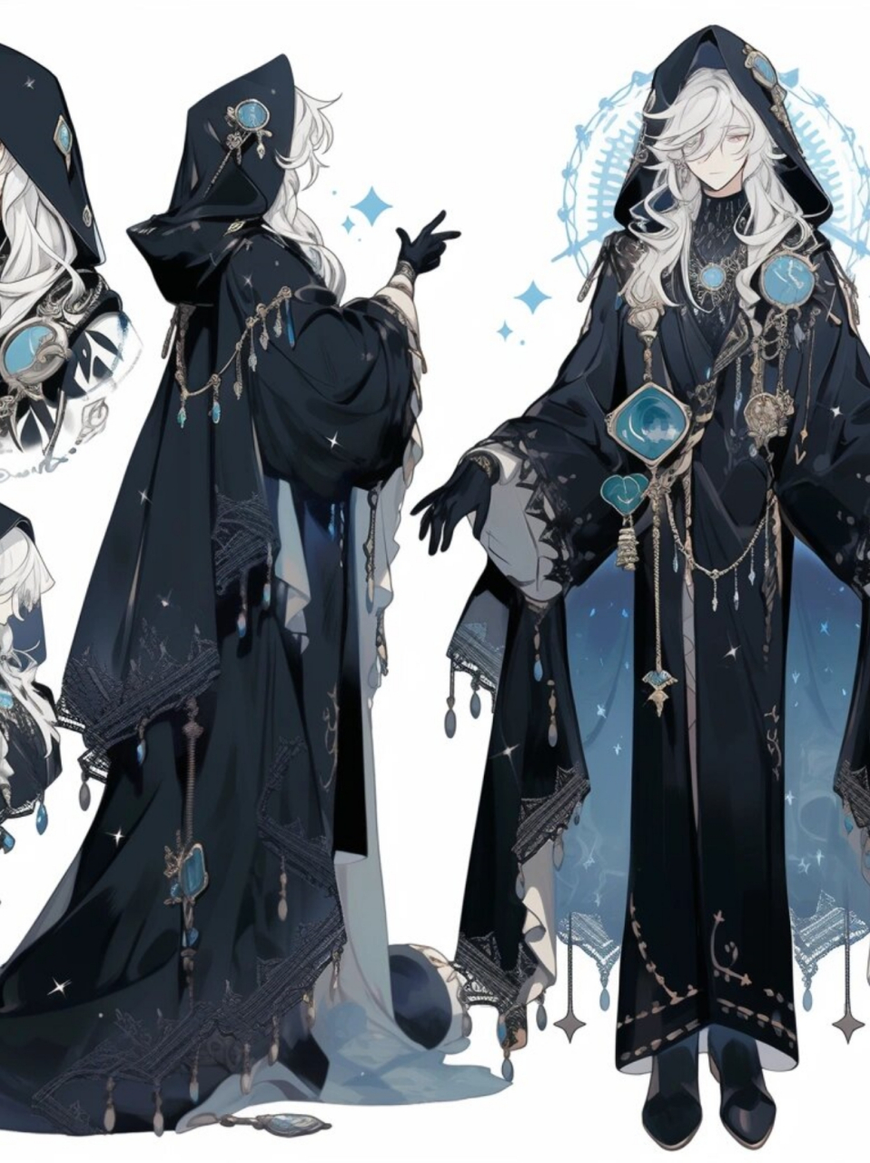 服设人设参考 西幻  骑士装:西幻小说中常常出现的装备,包括头盔,铠甲