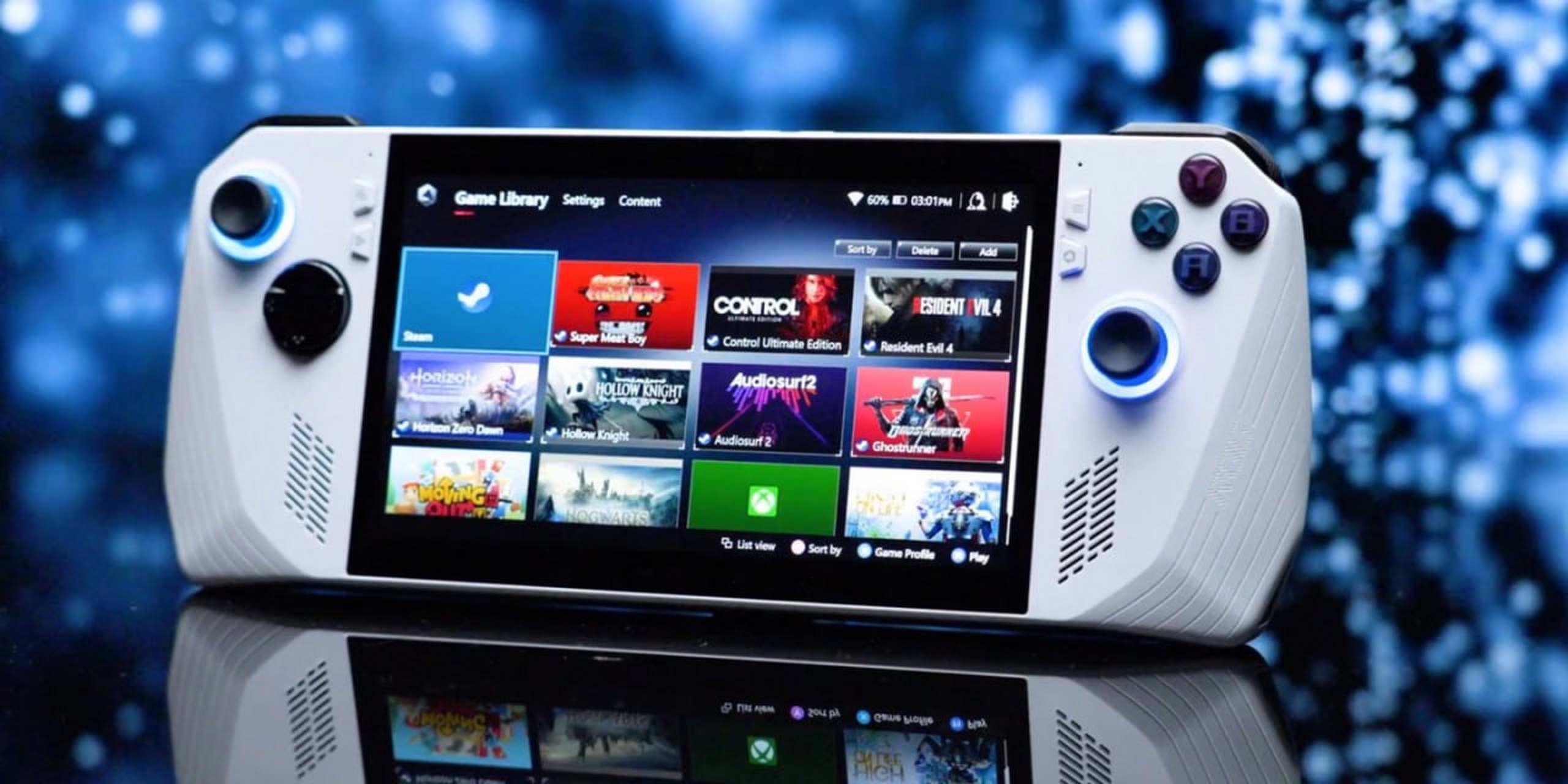 rog ally 游戏掌机尺寸为 28.0×11.3×3.