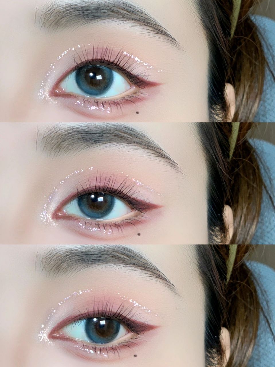 单眼皮如何画眼妆 #截断式眼影 #反向截断  芭比妆 #狐狸眼钓系眼妆