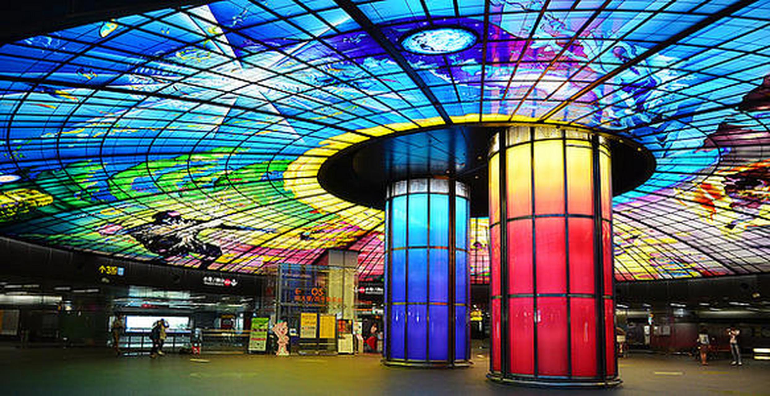 学习打卡挑战赛# #趣玩一夏# 美丽岛捷运站,中国台湾,高雄:美丽岛