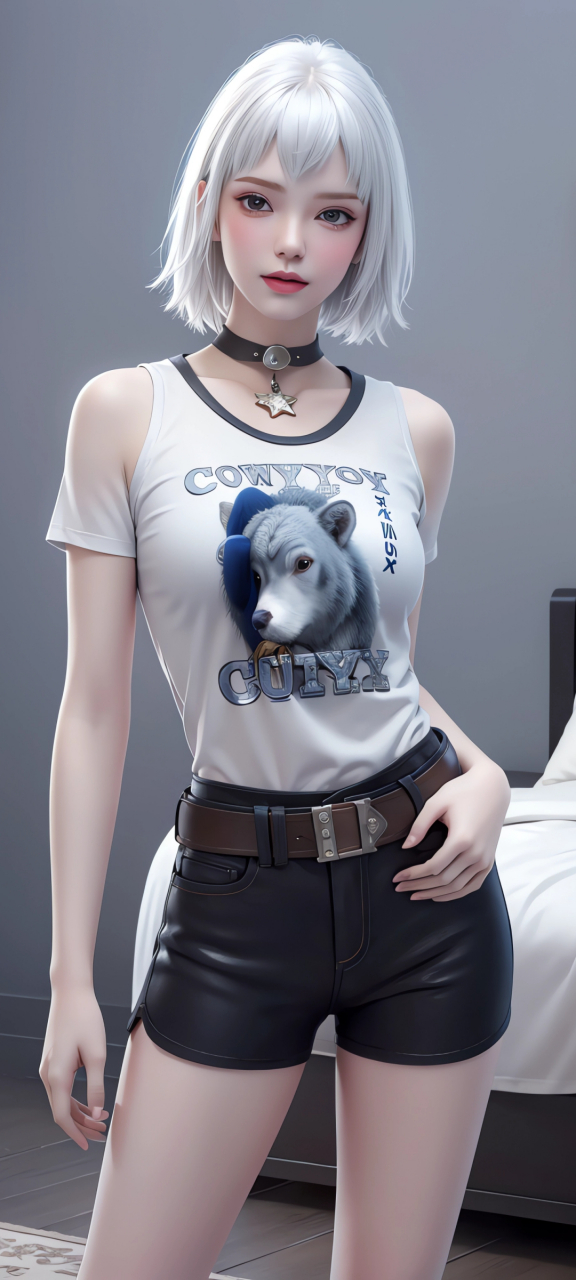 灵笼:白月魁白老板 #灵笼白月魁# #ai绘画美女写真# #国漫女神