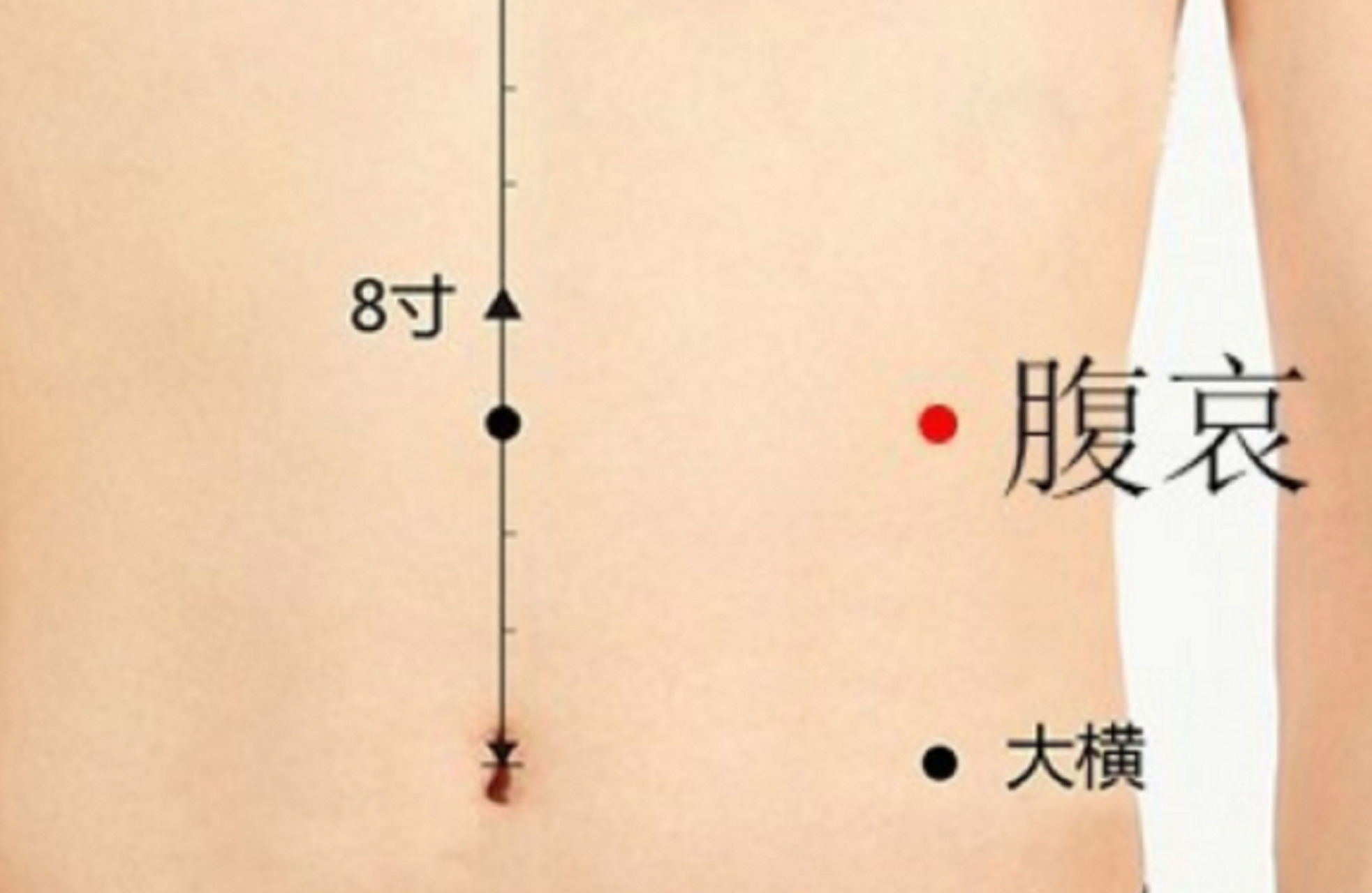 肠鸣,屁多,试试腹哀穴配气海穴