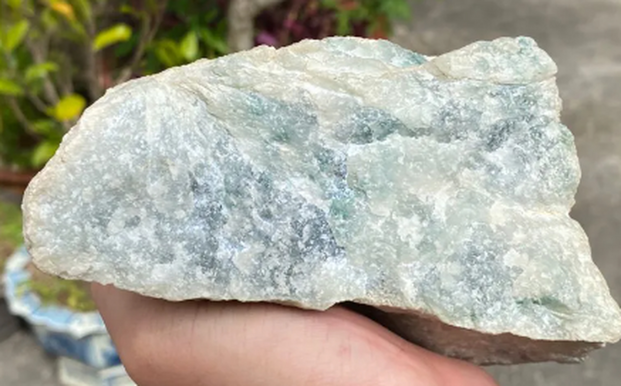 点击头像看直播##翡翠原石#老坑木那高冰脱沙料,硬货1.