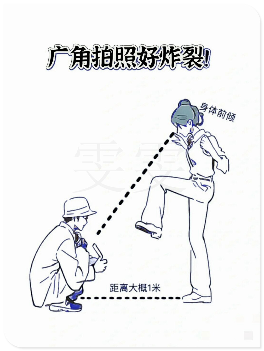 构图摄影教程手绘简单吗，一分钟就会